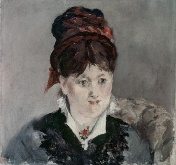 Edouard Manet Portrait d'Alice Lecouve dans un Fautheuil oil painting picture